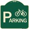 Signmission Bicycle Parking With Graphic Heavy-Gauge Aluminum Architectural Sign, 18" x 18", G-1818-24325 A-DES-G-1818-24325 - alternate 1